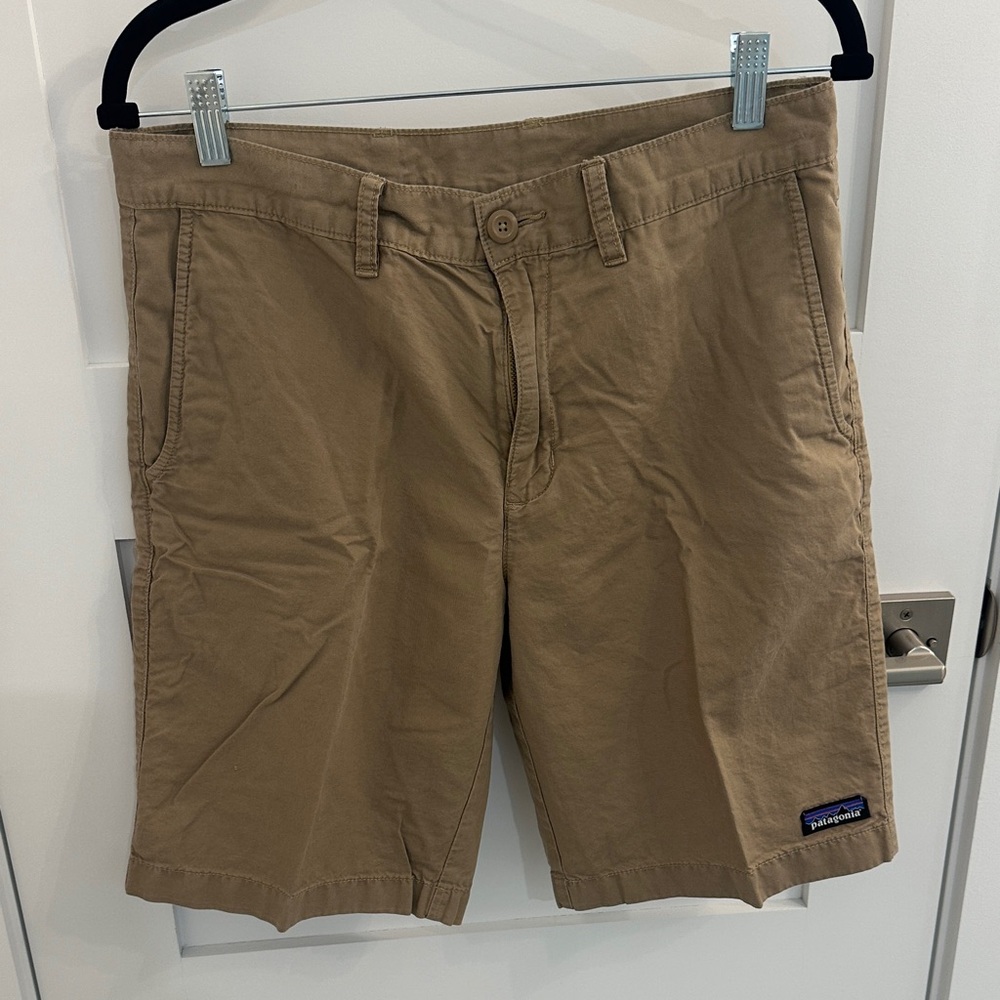 Patagonia Men's Brown Flat Front Shorts